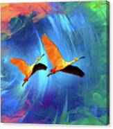 Journey Of Birds Canvas Print