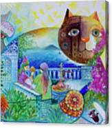 Judaica Cat Canvas Print