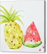 Juicy Fruits Canvas Print