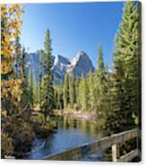 Kananaskis Country From Canmore Canvas Print