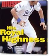 Kansas City Royals George Brett... Sports Illustrated Cover Canvas Print