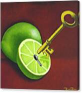 Key Lime Pi Canvas Print