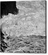 Kilauea Waves On The Rocks Canvas Print