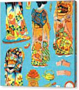 Kimono Shopping Canvas Print