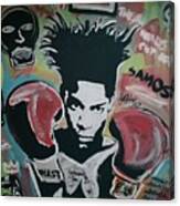 King Basquiat Canvas Print