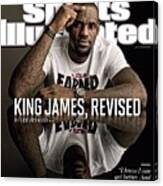 King James, Revised Sports Illustrated Cover Canvas Print