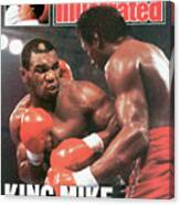 King Mike Mike Tyson, Undisputed Heavyweight Champ Sports Illustrated Cover Canvas Print