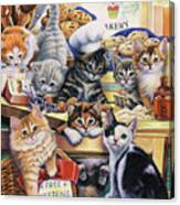 Kitty Bakery Canvas Print