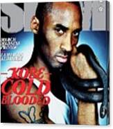 Kobe: Cold Blooded Slam Cover Canvas Print