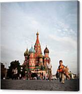 Kremlin And Red Square, Moscow, Russia Canvas Print