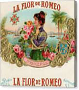 La Flor De Romeo Canvas Print