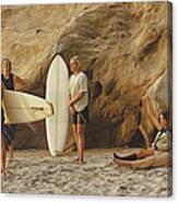 Laguna Beach Surfers Canvas Print