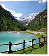 Lake In Italian Alps Canvas Print