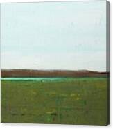 Lake In Prairie Canvas Print