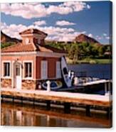 Lake Las Vegas Boathouse Canvas Print