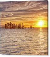 Lake Mattamuskeet Sunrise Canvas Print