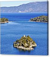 Lake Tahoe, Emerald Bay - Fanette Island Canvas Print