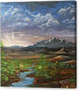 Laramie Peak Evening Canvas Print