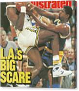 L.a.s Big Scare Utah Hangs Tough Against Magic And The Sports Illustrated Cover Canvas Print