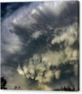 Late Afternoon Nebraska Thunderstorms 077 Canvas Print