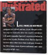 Latrell Sprewell Has Been Publicly Castigated & Vilified Sports Illustrated Cover Canvas Print
