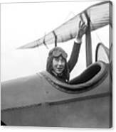 Laura Bromwell Waves From Cockpit Canvas Print