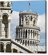 Leaning Tower Of Pisa, Tuscany, Italy Canvas Print