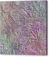 Leaves In Pastel Colors 16 Canvas Print