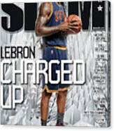 Lebron: Charged Up Slam Cover Canvas Print