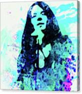 Legendary Janis Joplin Watercolor Ii Canvas Print