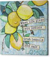Lemony Life Canvas Print