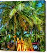 Let's Go Surfing Canvas Print