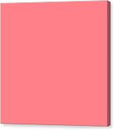 Light Pink Coral Solid Plain Color Matching Home Decor Blankets And Pillows Canvas Print