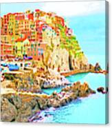 Ligurian Sea Paradise Canvas Print