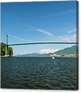 Lions Gate Bridge, Vancouver, Canada Canvas Print