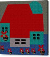 Little House Painting 35 Canvas Print
