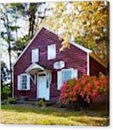 Little Red Schoolhouse Gardiner Ny Canvas Print