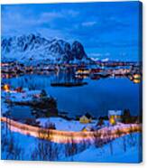 Lofoten Night Canvas Print