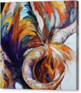 Longhorn Abstract Canvas Print