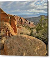 Looking East From Rim Rock Drive Canvas Print