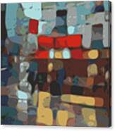 Loose Abstract Cityscape Canvas Print