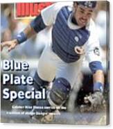 Los Angeles Dodgers Mike Piazza... Sports Illustrated Cover Canvas Print