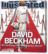 Los Angeles Galaxy David Beckham Sports Illustrated Cover Canvas Print