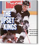 Los Angeles Kings Tomas Sandstrom, 1990 Nhl Smythe Division Sports Illustrated Cover Canvas Print