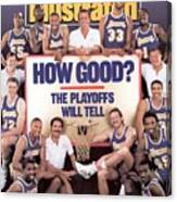 Los Angeles Lakers Sports Illustrated Cover Canvas Print