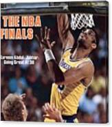 Los Angeles Lakers Kareem Abdul-jabbar, 1985 Nba Finals Sports Illustrated Cover Canvas Print