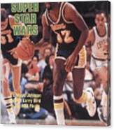 Los Angeles Lakers Magic Johnson, 1984 Nba Finals Sports Illustrated Cover Canvas Print