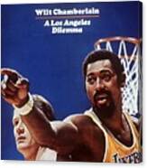 Los Angeles Lakers Wilt Chamberlain Sports Illustrated Cover Canvas Print