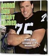Los Angeles Raiders Howie Long Sports Illustrated Cover Canvas Print