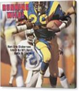 Los Angeles Rams Eric Dickerson... Sports Illustrated Cover Canvas Print